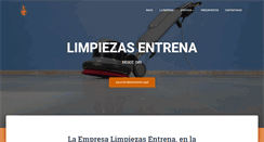 Desktop Screenshot of limpiezasentrena.com