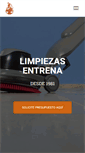 Mobile Screenshot of limpiezasentrena.com