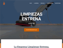 Tablet Screenshot of limpiezasentrena.com